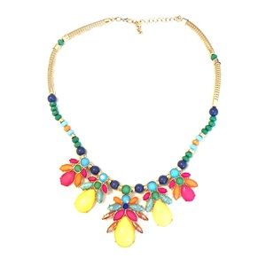 Gem tone necklace worn once